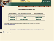 Tablet Screenshot of bankwest.net